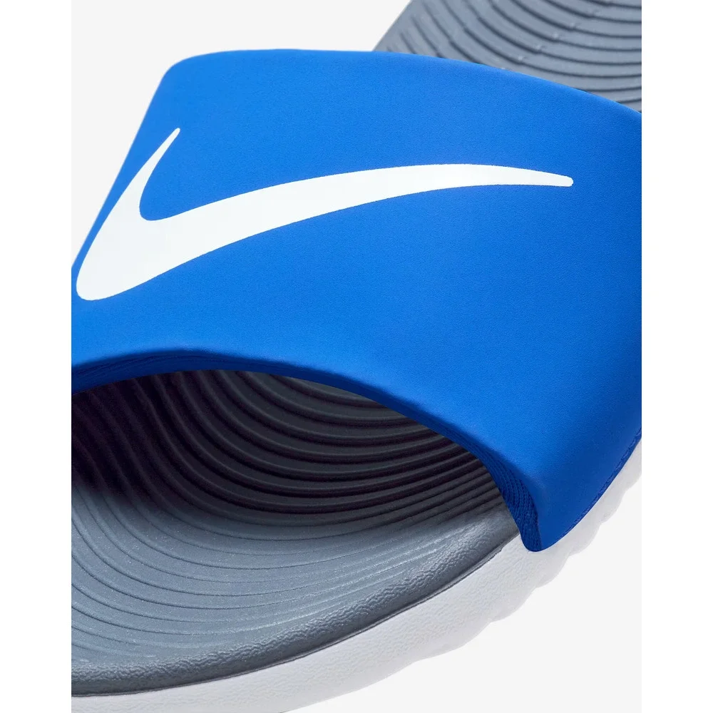Nike Kawa Big Kids Slides Size 7Y / 8.5 Womens Royal Thunder Blue FJ8812 402 NEW - Picture 6 of 6